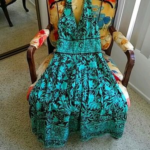 Clues Collection Strking Halter Dress Cotton Size4